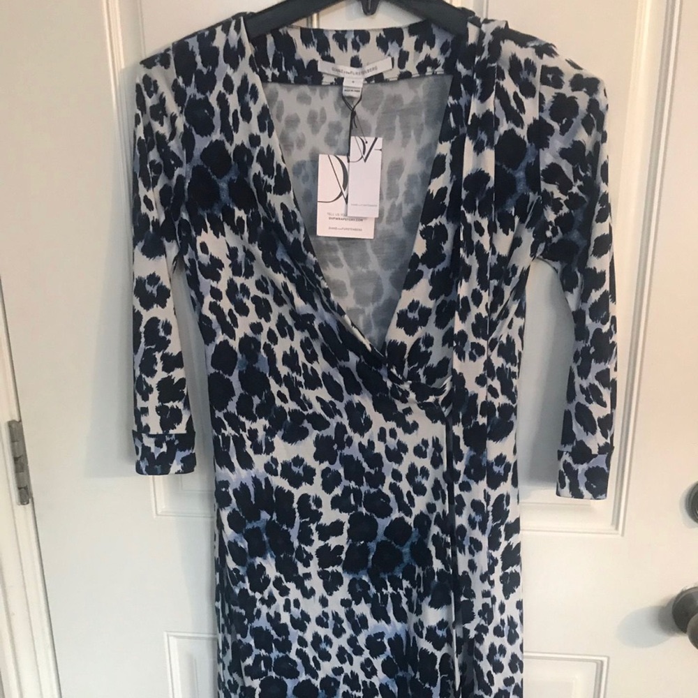 Diane Von Furstenberg animal print dress